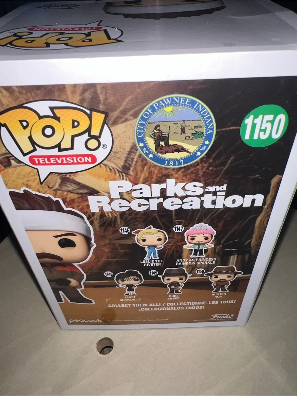 Hunter Ron Funko Pop #1150 – CHASE Limited Edition – Parks & Rec – BNIB